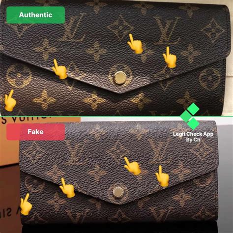 louis vuitton sarah wallet real vs fake|sarah wallet louis vuitton price.